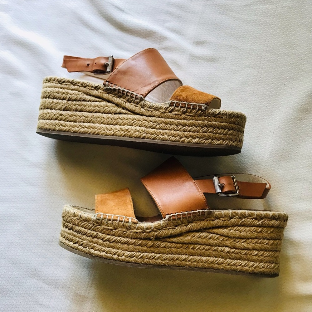 Rag & bone Women's Tan Platform Sandals - Picture 2 of 12